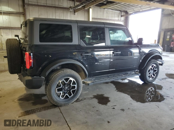 2023 Ford Bronco with VIN 1FMEE5DP2PLA95077, listed as a Copart auction lot 56154525 with 102,335 mi miles and Salvage title. Bid and sale history available at DreamBid. Image 3.