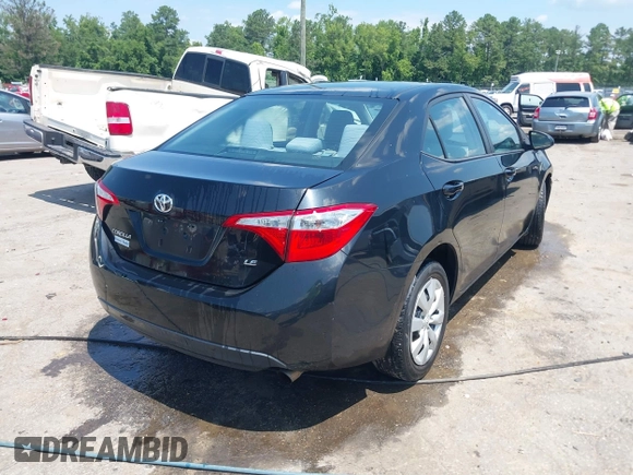 2016 Toyota Corolla L with VIN 2T1BURHE2GC607471, listed as a IAAI auction lot 42623564 with 102,537 mi miles and . Bid and sale history available at DreamBid. Image 4.