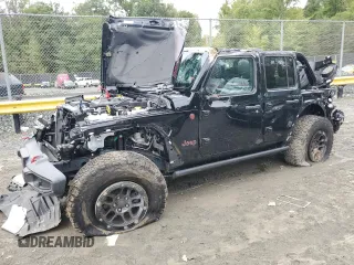 2023 Jeep Wrangler Rubicon с VIN 1C4HJXFN9PW507594, выставлен на аукционе Copart как лот 73111214 с пробегом Не указан миль и Списание • Salvage title. История ставок и продаж доступна на DreamBid. Изображение 1.