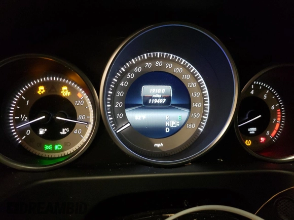 2015 Mercedes-Benz E-Class E 350 Sport with VIN WDDHF5KB5FB101809, listed as a Copart auction lot 83821774 with 119,497 mi miles and Salvage Title. Bid and sale history available at carsss.com. Image 9.
