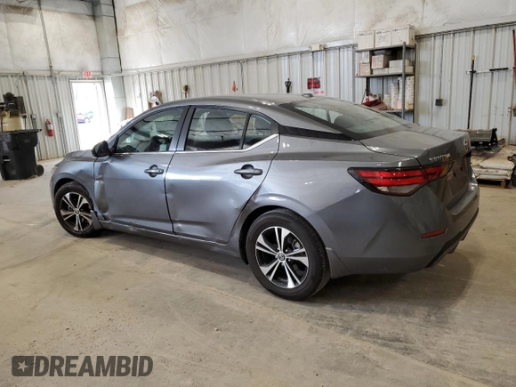 2023 Nissan Sentra SV with VIN 3N1AB8CV9PY286129, listed as a Copart auction lot 53492715 with 20,853 mi miles and Salvage Title. Bid and sale history available at DreamBid. Image 2.