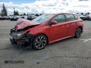 2016 Scion iM with VIN JTNKARJE1GJ509275, listed as a Copart auction lot 44257765 with 162,968 mi miles and Salvage Title. Bid and sale history available at carsss.com. Image 1.