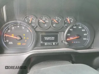 2020 Chevrolet Silverado 1500 Work Truck with VIN 1GCRYAEF7LZ166356, listed as a Copart auction lot 54688635 with 57,733 mi miles and Salvage Title. Bid and sale history available at carsss.com. Image 9.