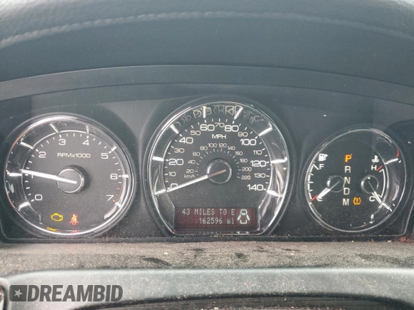 2010 Lincoln MKS with VIN 1LNHL9DR4AG605716, listed as a Copart auction lot 49903275 with 162,596 mi miles and Salvage Title. Bid and sale history available at DreamBid. Image 9.