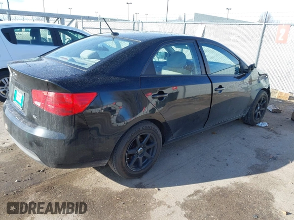 2013 Kia Forte EX with VIN KNAFU4A2XD5716268, listed as a IAAI auction lot 41836757 with 123,481 mi miles. Bid and sale history available at carsss.com. Image 4.