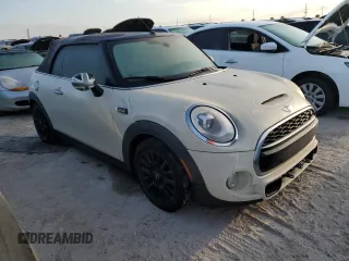 2017 MINI Convertible Cooper S with VIN WMWWG9C31H3A92830, listed as a Copart auction lot 76291984 with 0 mi miles and Salvage Title. Bid and sale history available at carsss.com. Image 4.