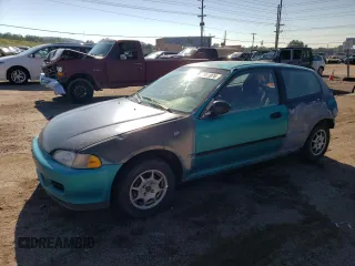 1992 Honda Civic z VIN 2HGEH2367NH517956, wystawiony jako Copart lot #67911074 z przebiegiem 590 112 mil mil oraz Czysty tytuł • Clean title. Historia ofert i sprzedaży dostępna na DreamBid. Obrazek 1.