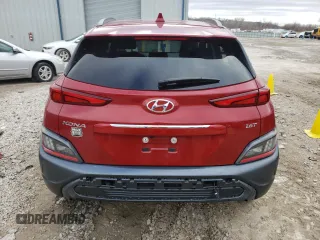 2022 Hyundai Kona Limited with VIN KM8K53A3XNU915244, listed as a Copart auction lot 71355882 with 13,633 mi miles. Bid and sale history available at carsss.com. Image 6.