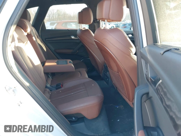 2020 Audi Q5 Premium Plus with VIN WA1BNAFY3L2060967, listed as a IAAI auction lot 41344576 with 74,755 mi miles. Bid and sale history available at carsss.com. Image 8.