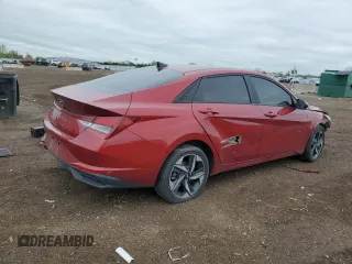 2023 Hyundai Elantra SEL with VIN KMHLS4AGXPU617964, listed as a Copart auction lot 55487845 with 32,060 mi miles and Salvage title. Bid and sale history available at DreamBid. Image 3.