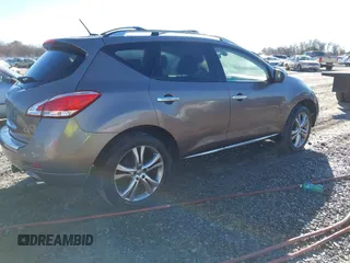 2011 Nissan Murano SL with VIN JN8AZ1MU3BW064244, listed as a IAAI auction lot 41339824 with 175,242 mi miles and . Bid and sale history available at carsss.com. Image 4.