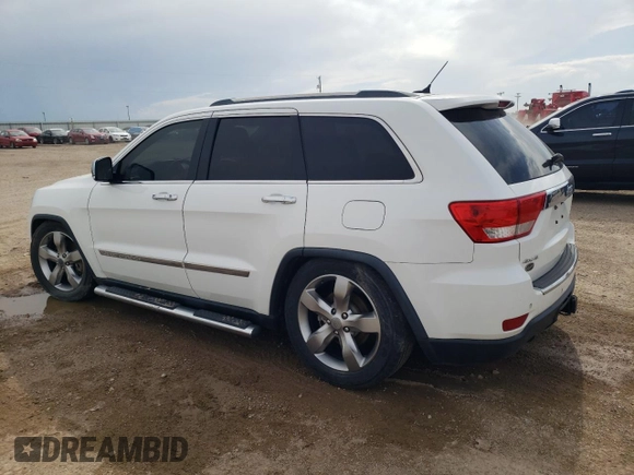 2013 Jeep Grand Cherokee Overland with VIN 1C4RJFCT2DC650336, listed as a Copart auction lot 55455105 with 129,858 mi miles and Clean Title. Bid and sale history available at carsss.com. Image 2.