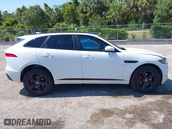 2018 Jaguar F-Pace S with VIN SADCM2FVXJA238034, listed as a IAAI auction lot 42350871 with 56,844 mi miles and . Bid and sale history available at DreamBid. Image 13.