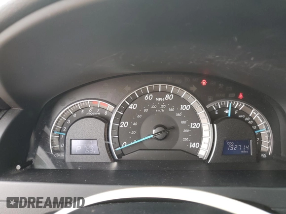 2012 Toyota Camry L with VIN 4T1BF1FK4CU067330, listed as a Copart auction lot 51982735 with 192,714 mi miles and Salvage Title. Bid and sale history available at DreamBid. Image 9.