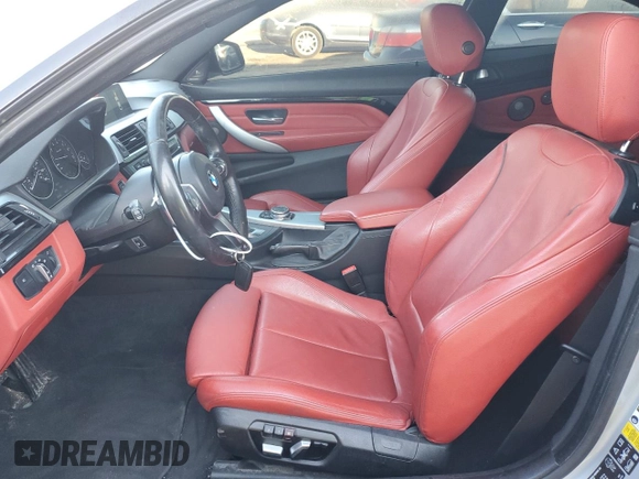 2016 BMW 4 Series 435i xDrive z VIN WBA3R5C57GK373488, wystawiony jako Copart lot #57884875 z przebiegiem 87 635 mil mil oraz Szkoda całkowita • Salvage title. Historia ofert i sprzedaży dostępna na DreamBid. Obrazek 7.
