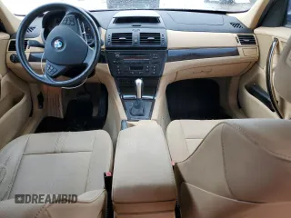 2008 BMW X3 3.0si with VIN WBXPC93428WJ22198, listed as a Copart auction lot 53187665 with 196,084 mi miles and Salvage Title. Bid and sale history available at DreamBid. Image 8.