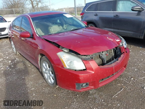 2007 Nissan Maxima SL with VIN 1N4BA41E67C858336, listed as a IAAI auction lot 41858500 with 148,947 mi miles and . Bid and sale history available at DreamBid. Image 1.