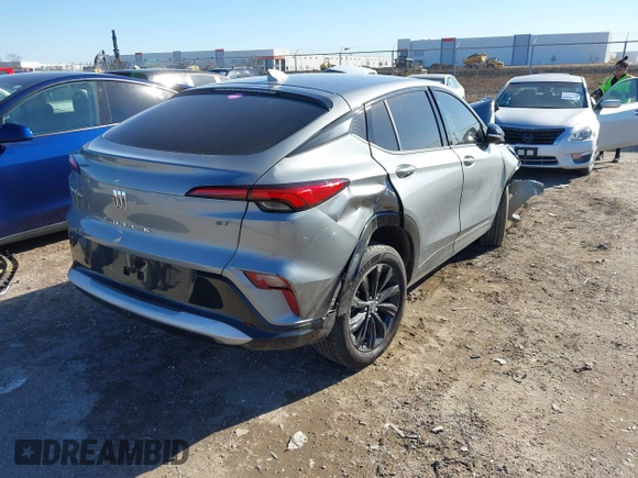 2024 Buick Envista Sport Touring with VIN KL47LBE20RB187585, listed as a IAAI auction lot 41203047 with 8,638 mi miles and . Bid and sale history available at DreamBid. Image 4.