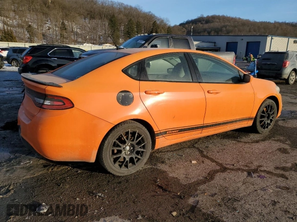 2013 Dodge Dart Rallye with VIN 1C3CDFBA6DD195552, listed as a Copart auction lot 42774655 with 0 mi miles and Clean Title. Bid and sale history available at carsss.com. Image 3.
