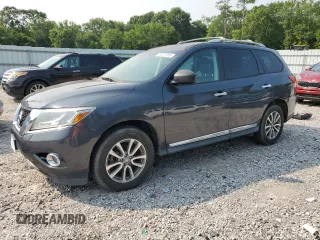 2013 Nissan Pathfinder SV z VIN 5N1AR2MM5DC610561, wystawiony jako Copart lot #59057095 z przebiegiem 153 474 mil mil oraz Czysty tytuł • Clean title. Historia ofert i sprzedaży dostępna na DreamBid. Obrazek 1.