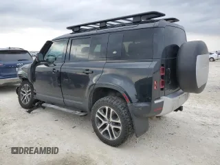 2020 Land Rover Defender HSE with VIN SALE9EEU9L2024965, listed as a Copart auction lot 45340185 with 49,705 mi miles and Salvage title. Bid and sale history available at DreamBid. Image 2.
