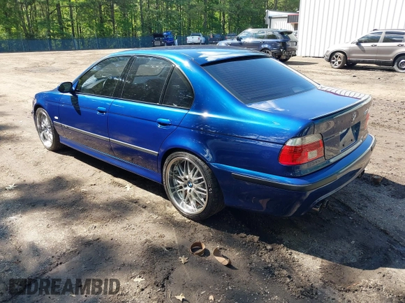 2002 BMW M5 z VIN WBSDE93452BZ99916, wystawiony jako IAAI lot #42346645 z przebiegiem 90 876 mil mil oraz . Historia ofert i sprzedaży dostępna na DreamBid. Obrazek 3.
