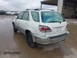 2002 Lexus RX with VIN JTJGF10U220126432, listed as a IAAI auction lot 41696589 with 166,529 mi miles. Bid and sale history available at carsss.com. Image 3.