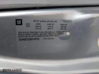 2008 Buick Lucerne CXL with VIN 1G4HD57258U142730, listed as a IAAI auction lot 41984316 with 244,945 mi miles. Bid and sale history available at carsss.com. Image 9.