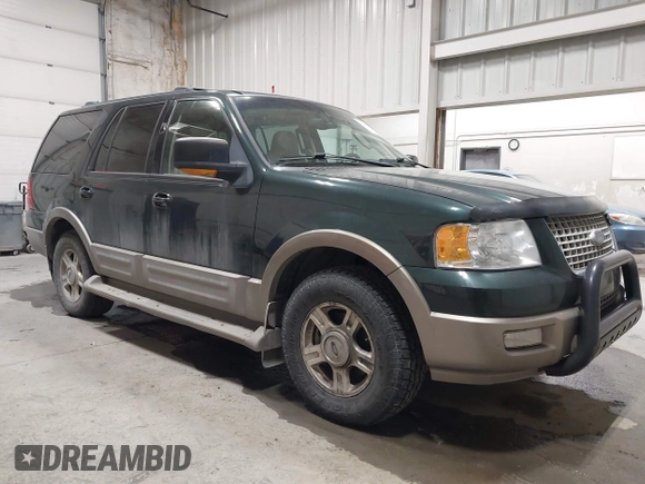 2004 Ford Expedition Eddie Bauer z VIN 1FMFU18L74LA59193, wystawiony jako IAAI lot #42415007 z przebiegiem 245 703 mil mil oraz . Historia ofert i sprzedaży dostępna na DreamBid. Obrazek 1.