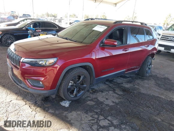 2021 Jeep Cherokee Altitude with VIN 1C4PJLLB0MD120227, listed as a IAAI auction lot 41350113 with 71,644 mi miles. Bid and sale history available at carsss.com. Image 18.