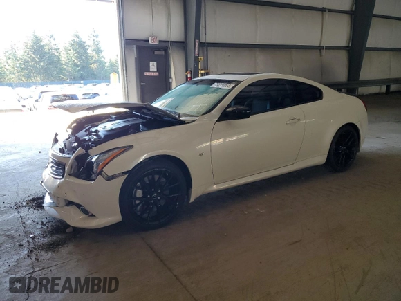 2015 Infiniti Q60 S Limited with VIN JN1CV6EK0FM870380, listed as a Copart auction lot 75019264 with 37,189 mi miles and Salvage title. Bid and sale history available at DreamBid. Image 1.