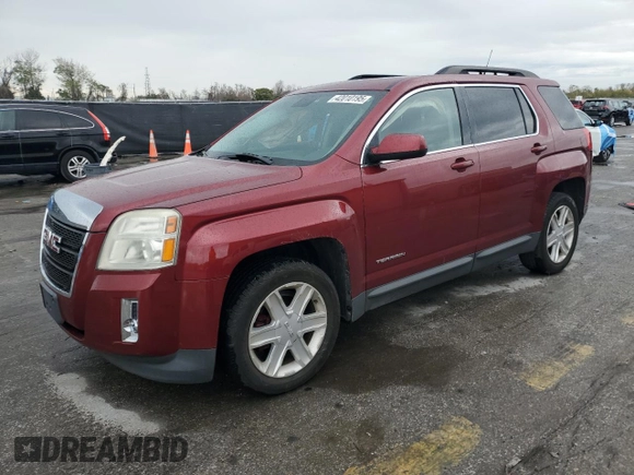 2012 GMC Terrain SLT-1 with VIN 2GKALUEK3C6342281, listed as a Copart auction lot 42010195 with 174,303 mi miles and Salvage Title. Bid and sale history available at carsss.com. Image 1.