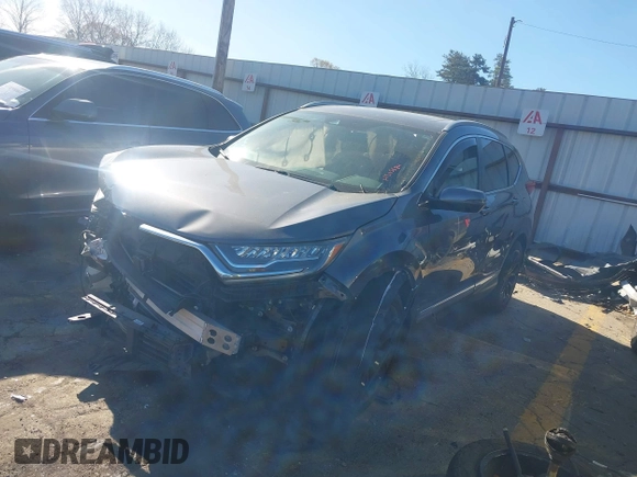 2017 Honda CR-V Touring with VIN 2HKRW1H94HH505584, listed as a IAAI auction lot 41867850 with 1 mi miles. Bid and sale history available at carsss.com. Image 17.