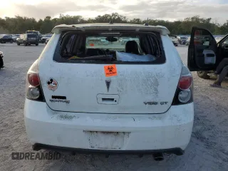 2009 Pontiac Vibe GT with VIN 5Y2SR67059Z423527, listed as a Copart auction lot 78354034 with 175,642 mi miles and Salvage Title. Bid and sale history available at carsss.com. Image 6.