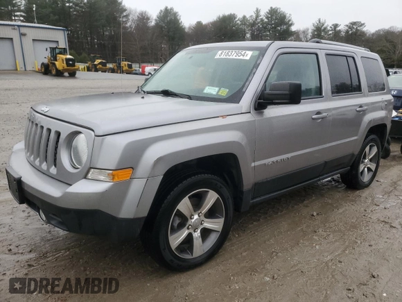 2016 Jeep Patriot High Altitude z VIN 1C4NJRFB5GD581062, wystawiony jako Copart lot #81837954 z przebiegiem 22 911 mil mil oraz Nie do naprawy • Non repairable. Historia ofert i sprzedaży dostępna na DreamBid. Obrazek 1.