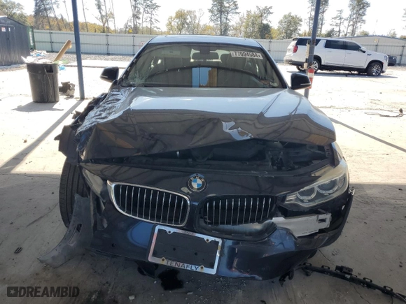 2015 BMW 4 Series 428i xDrive with VIN WBA4C9C53FD330038, listed as a Copart auction lot 77094584 with 123,906 mi miles and Salvage Title. Bid and sale history available at carsss.com. Image 5.