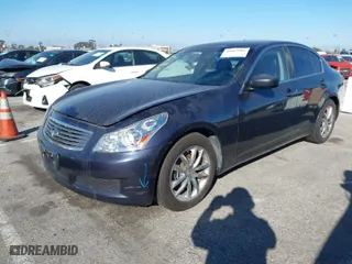 2009 Infiniti G37 Sedan Journey with VIN JNKCV61E59M309642, listed as a IAAI auction lot 41667985 with 165,237 mi miles. Bid and sale history available at carsss.com. Image 2.