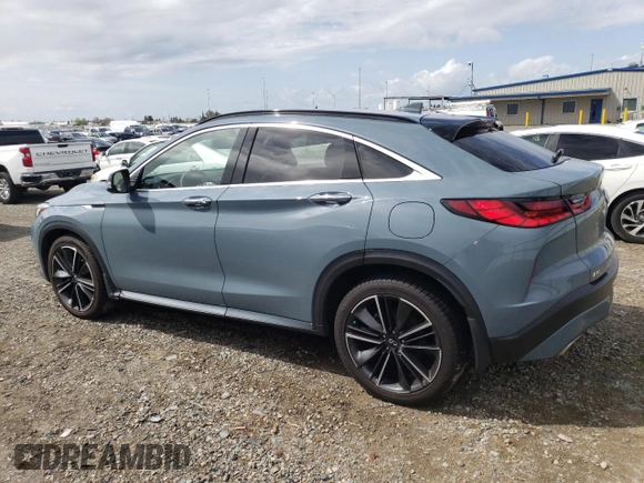 2022 Infiniti QX55 Sensory with VIN 3PCAJ5L32NF102462, listed as a Copart auction lot 51193055 with 42,073 mi miles and Salvage Title. Bid and sale history available at DreamBid. Image 2.