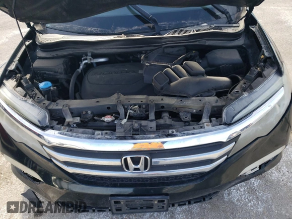 2017 Honda Pilot EX-L with VIN 5FNYF6H56HB008475, listed as a Copart auction lot 46135615 with 163,217 mi miles and Salvage Title. Bid and sale history available at DreamBid. Image 13.