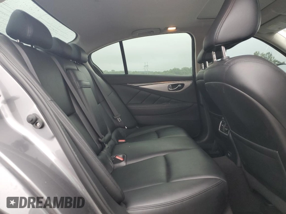 2021 Infiniti Q50 Luxe with VIN JN1EV7BP3MM702065, listed as a Copart auction lot 59577685 with 75,570 mi miles and Salvage title. Bid and sale history available at DreamBid. Image 10.