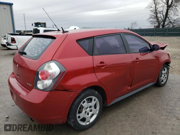 2009 Pontiac Vibe w/1SB with VIN 5Y2SP67049Z444536, listed as a Copart auction lot 44020383 with 0 mi miles and Non Repairable. Bid and sale history available at carsss.com. Image 3.