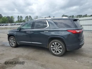 2021 Chevrolet Traverse Premier with VIN 1GNERKKW4MJ163718, listed as a Copart auction lot 51837295 with 126,247 mi miles and Salvage title. Bid and sale history available at DreamBid. Image 2.