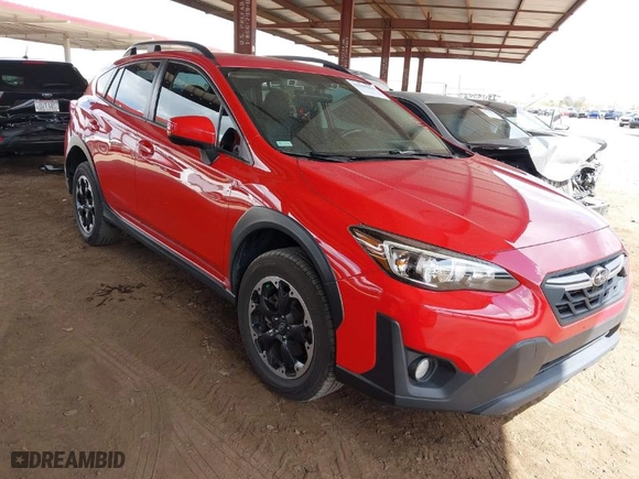 2021 Subaru Crosstrek Premium with VIN JF2GTAPC0M8308693, listed as a IAAI auction lot 41959965 with 71,585 mi miles. Bid and sale history available at carsss.com. Image 1.