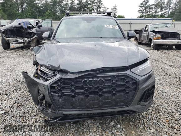 2024 Audi Q5 S line Premium Plus with VIN WA1EAAFY2R2145381, listed as a Copart auction lot 55919225 with Not provided miles and Salvage title. Bid and sale history available at DreamBid. Image 5.