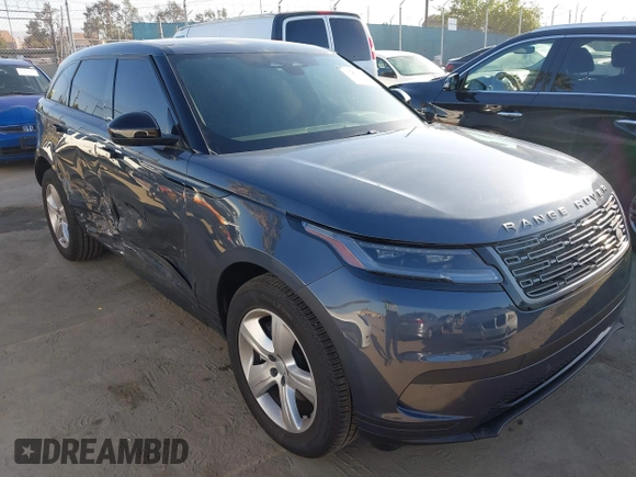 2025 Land Rover Range Rover Velar S с VIN SALYJ2EX5SA392822, выставлен на аукционе IAAI как лот 42259634 с пробегом 4 289 миль миль и . История ставок и продаж доступна на DreamBid. Изображение 1.