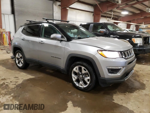 2021 Jeep Compass Limited with VIN 3C4NJDCB9MT503428, listed as a Copart auction lot 83230484 with 58,903 mi miles and Non Repairable. Bid and sale history available at DreamBid. Image 4.