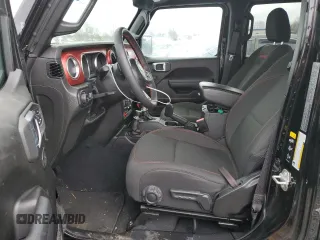 2023 Jeep Wrangler Rubicon with VIN 1C4HJXFG8PW653101, listed as a Copart auction lot 47422165 with 13,532 mi miles and Salvage title. Bid and sale history available at DreamBid. Image 7.