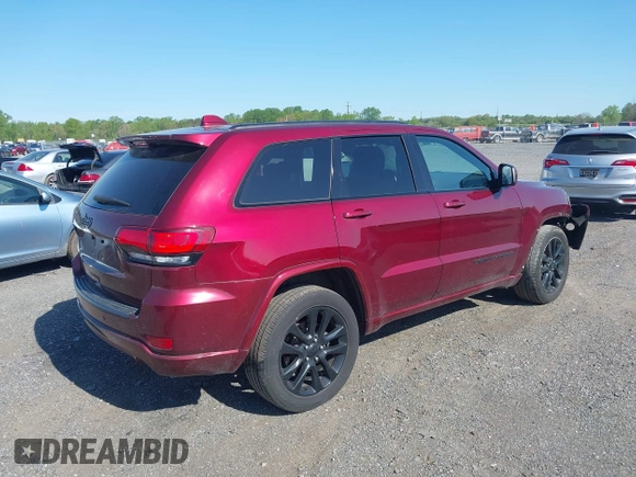 2019 Jeep Grand Cherokee Upland with VIN 1C4RJFAG2KC607036, listed as a IAAI auction lot 42136336 with 36,443 mi miles and . Bid and sale history available at DreamBid. Image 4.