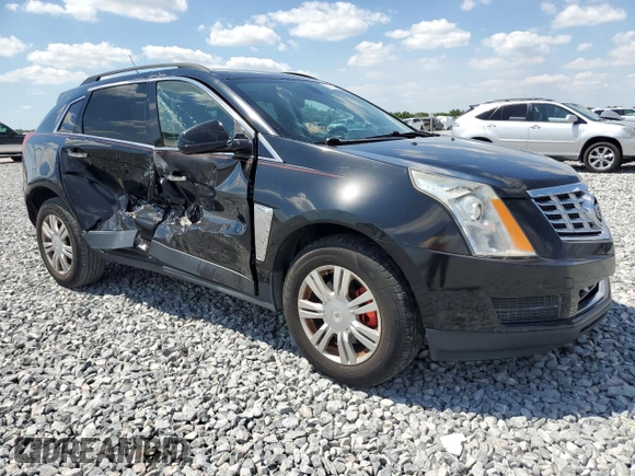 2014 Cadillac SRX with VIN 3GYFNAE38ES572951, listed as a Copart auction lot 53033685 with 104,204 mi miles and Salvage Title. Bid and sale history available at DreamBid. Image 4.