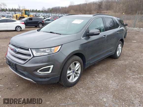 2016 Ford Edge SEL with VIN 2FMPK3J91GBC04785, listed as a IAAI auction lot 41919569 with 107,889 mi miles. Bid and sale history available at carsss.com. Image 17.